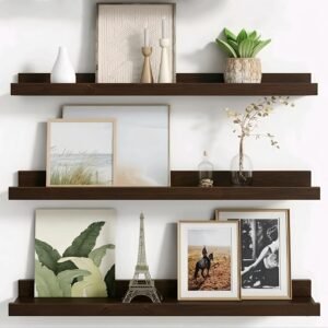 Engineered Wood Floating Picture Ledge Shelves,