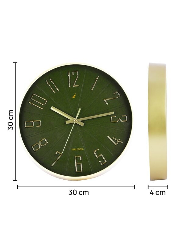Nautica Luxury Finish Modern Wall Clock