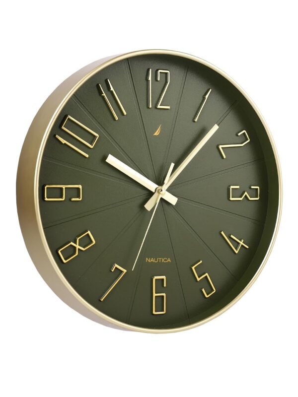 Nautica Luxury Finish Modern Wall Clock