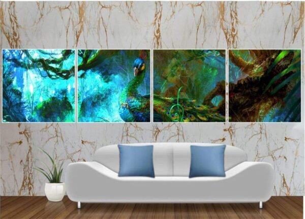 Elton White & Gold Matt Marble Furniture Film Wallpaper for Cupboard Door, Almirah, Fridge, Tabletop, Wall, Floor DIY & Renovation Project 2 x 16 feet