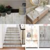 Elton White & Gold Matt Marble Furniture Film Wallpaper for Cupboard Door, Almirah, Fridge, Tabletop, Wall, Floor DIY & Renovation Project 2 x 16 feet