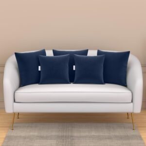 Sofa | Set of 5 Soft & Fluffy Square Sofa Cushions | Decorative Sofa