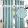 FRESH FROM LOOM Supreme Texture Polyester Curtains for Home