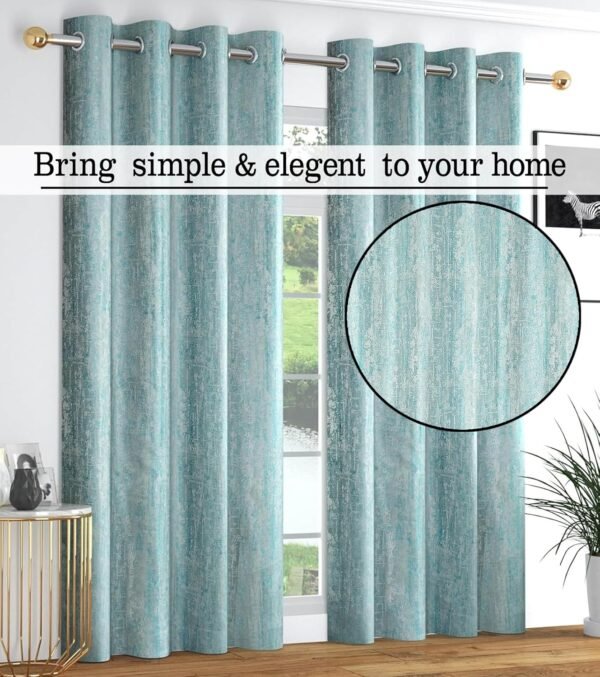 FRESH FROM LOOM Supreme Texture Polyester Curtains for Home